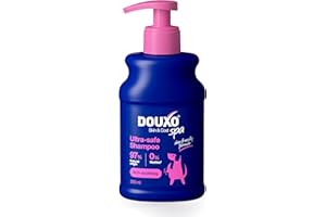 Douxo Spa - Soothing Dog Shampoo, 250 ml, Cleans, Hydrates and Soothes the Skin, Enhances the Fur, Leaves the Fur Soft and Radiant, pH Balanced and Hypoallergenic, Ultra-Safe Skin-Friendly Formula
