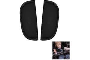 AIDI Car Seat Strap Pads, 2 PCS Baby Stroller Car Seat Strap Covers Universal Pushchair Strap Pads Seat Belt Pads for Kids Car Seatbelt Strap Covers Soft Seat Belt Cushion for Newborns Infants and Kids