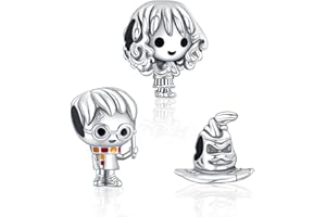 MITSOKU Plata de Ley 925 Charms Dibujos animados León Pato Burro Oso Mariposa Amor Corazón para Pulseras y Collares Joyas Regalos para Mujeres