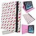Price comparison product image LOVE MY CASE / Retro Rocket ZOOM LOLLY, ice cream Pattern, Sweets, Tablet Folio Case with built in media stand For Apple iPad Mini 2 (iPad Mini 2nd generation with LMC Cleaning Cloth & Screen Protector
