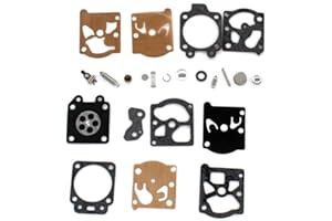 HURI Vergaser Reparatursatz Kit Membrane für Walbro K20-WAT Dichtsatz WA WT Vergaser STIHL 021 023 024 025 026 MS210 MS230 MS240 MS250 MS260 Dolmar 100 102 340 400# 4211 007 1060
