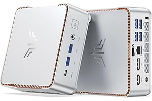 ‎NIPOGI NiPoGi Hyper H2 Mini PC Ιntel Core i7-13620H(10C/16T, bis zu 4,90 GHz), 32 GB DDR4 1024 GB M.2 NVMe SSD Mini Desktop Computer W-11 Pro für Büro/Schule/Heim, WiFi 6, HDMI, DP, Typ-C, Max 54 W TDP.
