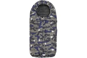 Nuvita 9658 Junior Slender | Sacco Nanna Passeggino Universale Ultrafino Invernale per Neonato | 100 X 45 Cm | Termico, Impermeabile, Antivento | Mantiene Caldo Fino A -10 ° | Da 6 A 36 Mesi