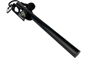 Forest Fundamentals Beast Fire Starter & Stealth Striker | Ferro Rod Fire Steel & Striker | Available in 4" & 8" Lengths | Lanyard Hole & Large Survival Cord Lanyard | 1/2” Thick - 20,000+ Strikes