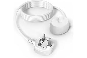 GUGIERS for Oral B Charger, Electric Toothbrush Charger Adapter UK for Braun Oral B Pro 3 3500, 3000, Pro 2 2500, Pro 1 650, iO3, iO4, iO5, iO6, Smart 6000N, Genius X, 8000, Type 3757 Chargers, 1.2M/3.9ft