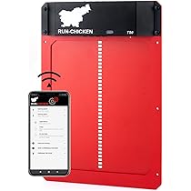 RUN-CHICKEN Porta Automatica Pollaio T50 - Programmabile Con App, Batteria, Alluminio, Grigio - Foto 8