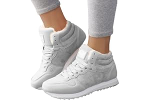 ticticlily Winterschuhe Damen Herren Warm Gefüttert Sneaker Winterschuhe Winter Schneestiefel Outdoor Boots Wanderstiefel Stiefel Unisex