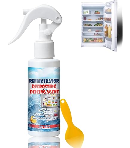 Kühlschrank Abtauspray, Abtauspray Für Gefrierschrank, Entfrostung Und Enteisungsmittel, Einfach Abtauen, Spart Strom Und Geruch, Vielseitig Einsetzbar, Einfache Unds Sorgenfreie Wartung 120ML Drogerie & Körperpflege
