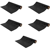 Pallet Roll Stretch Film Foil - Black - 17 Micron - 50 Cm. x 300 Meters - 5 Pieces