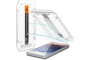 Spigen Glas.tR EZ Fit Verre Trempé pour Samsung Galaxy S25 Ultra, 2 Pièces, Installation Facile, Résistant aux Rayures, Dureté 9H