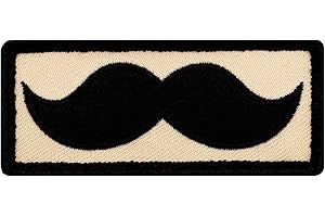 ‎CAFÉ VIERECK Café Viereck ® Lustiges Fun Bundeswehr Patch Gestickt mit Klett – 7 cm x 3 cm - Bart Sand