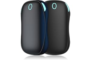 URBZUE Chauffe-Mains Rechargeables Magnétiques, 10000mAh Batterie Externe 2 en 1, Chauffe Main Electrique, 3 Niveaux de Chaleur, Chaufferette Main Reutilisable, Cadeau High-Tech pour Hommes et Femmes
