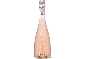 Della Vite Zero, Low Alcohol, Sparkling Zero Rosè Wine, Alcohol Free Sparkling Wine, Non Alcoholic Pink Prosecco