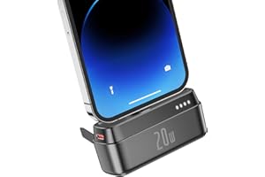 BOGSETH Mini powerbank 5000 mAh, ładowarka 20 W, szybkie ładowanie, zewnętrzny akumulator, kompatybilny z iPhone 14/14 Pro/14 Pro Max/14 Plus/13/12/11/XS/XR/X/8/7/6s/Plus i wieloma innymi