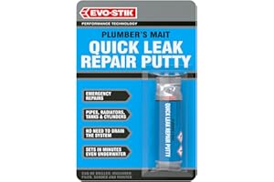EVO-STIK Plumber's Mait Quick Leak Repair Putty 50g - Instant Repairs for Pipes - Radiators - Tanks & Cylinders - Waterproof