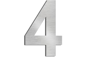 nanlyiau 15,24 cm duża samoprzylepna skrzynka pocztowa numery do skrzynki pocztowej ze stali nierdzewnej numery domów klej na drzwi z litego SUS304 używany do skrzynki pocztowej ulicy hotelu i numeru