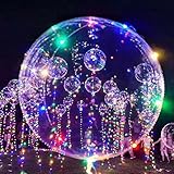 Recibirás 5 globos Swing Ball 18 \"LED Light Up Party Balloon - Latest Craze - Globos de Fiesta únicos - Decoración de Fiesta (Paquete de 5)