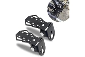 jiele 2pcs Pédale Arrière Repose-Pied Essieu Acier Antidérapant pour Bicyclette Universel