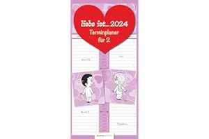 ‎ALPHA EDITION liebe ist... Terminplaner für 2 2024 - Familien-Timer - Termin-Planer - Paar-Kalender - Familien-Kalender - 22x45