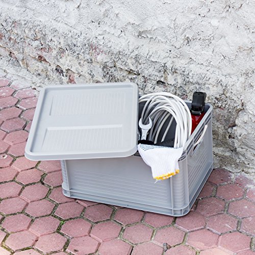 3 Stück je 20 L Eurobehälter Stapelkiste Eurobox Lagerbox Lagerkiste Europalette - 6