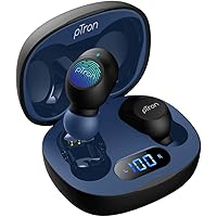 pTron Bassbuds Pro (New) in-Ear True Wireless Bluetooth 5.1 Headphones with Deep Bass, Low Latency Gaming Earphones…