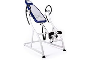 ‎KLARFIT Klarfit Relax Zone Comfort Inversionsbank - verstellbare Streckbank, Inversionstrainer zur Streckung der Wirbelsäule, bis 150kg, für alle Altersgruppen, leichte Montage