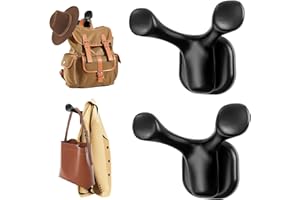 BPOPO Crochets magnétiques pour accrocher manteaux, chapeaux, outils,2 Puissants crochets magnétiques pour porte, croisière, porte-manteau avec aimant en néodyme rare