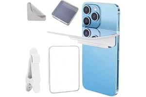 OIXYAZ Spiegeleffekt-Objektiv – Erfassen Sie Sofort Atemberaubende Reflexionen, Spiegelreflexions-Clip Verstellbare Klappspiegel Aus HD-Glas Für Smartphone-Fotografie