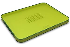 Joseph Joseph - Cut&Carve - Planche à Découper Réversible Multifonction - Grand Modèle - Vert