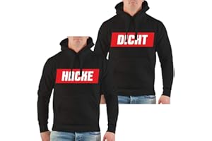 Spaß Kostet Männer und Herren Partner Kapuzenpullover HACKE DICHT Größe S - 4XL