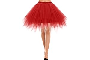 Bbonlinedress Faldas Tul Mujer Enaguas Cortas Tutus Ballet Mini para Vestidos