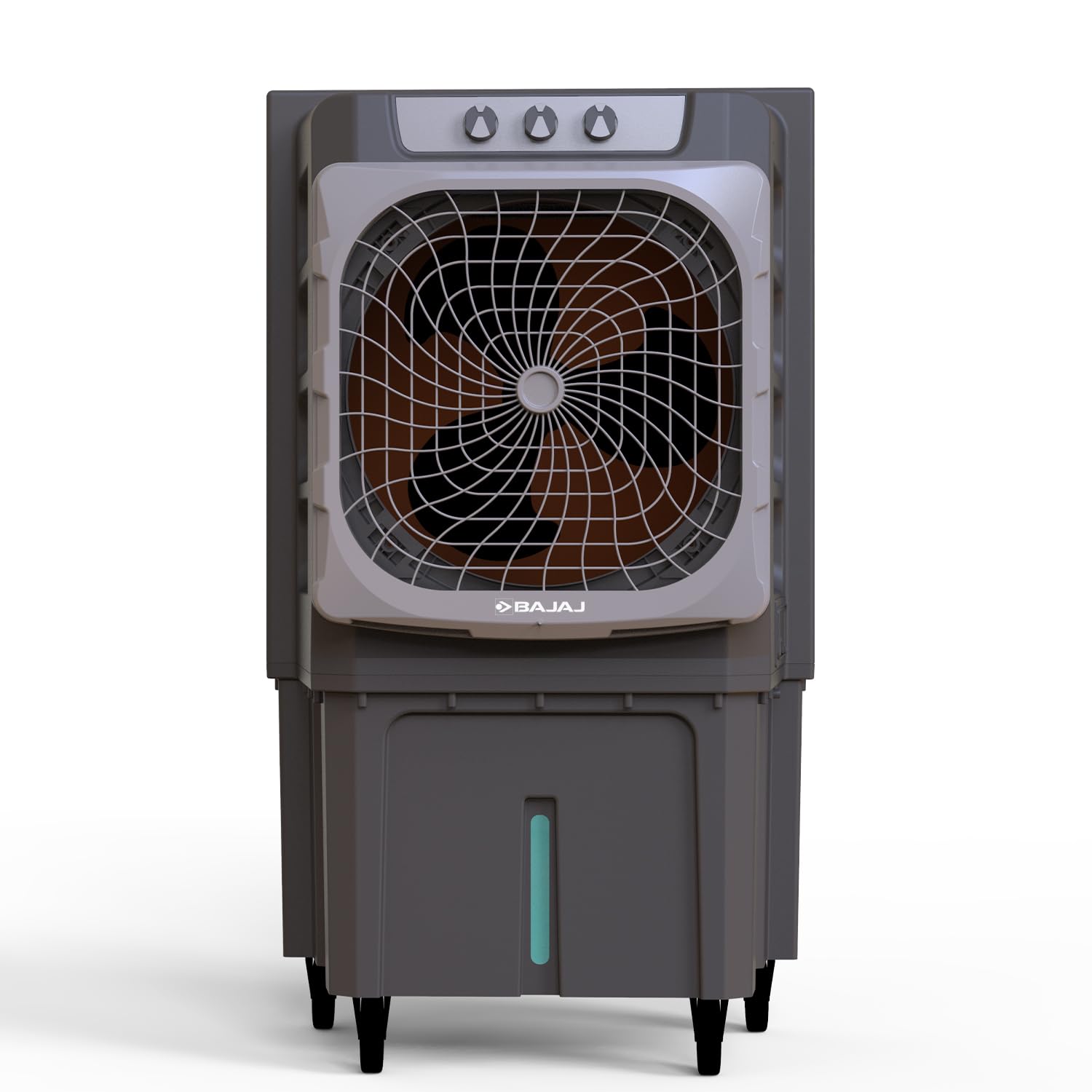 Bajaj Xforce 135L Semi-Commercial Desert Air Cooler For Home | Aluminium Fan Blade | 100Ft Air Throw | 3-Speed Control | 3 Yrs Warranty (1 Yr Standard + 2 Yrs Extended Warranty)ã€Greyã€‘
