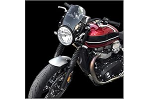 FAYEDENICY Parabrisas de motocicleta con soporte para T.r.iumh Bonneville Scrambler 1200 XE XC BE Parabrisas delantero Parabrisas Deflector de pantalla de viento Protector Pare-brise 2019-2022 (Humo claro)