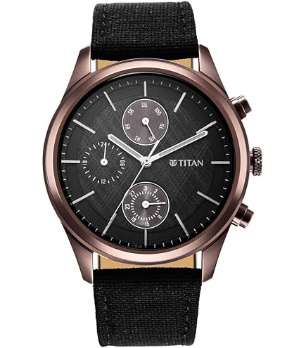 Buy BOSS Tyler Qtz Multifunction Black Round Dial Men's Watch