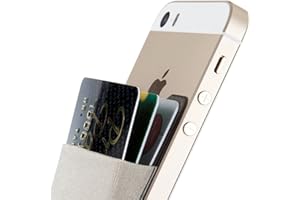 Sinjimoru Stick-on Wallet Que Funciona como Titular de la Tarjeta de crédito, Billetera de Tarjeta de crédito. Sinji Pouch Basic 2, Gris.