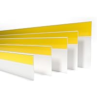 DQ-PP FENSTERLEISTE | 10m Länge | 30mm Breite | 1,5mm Stärke | Weiss | Fensterleisten Flachleisten Kunststoffleisten…