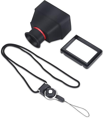 Camerazoeker, 3x Vergroting LCD-Zoeker Vergrootglas Camerascherm Zoeker voor Camera Camcorder met 3 Inch/3,2 Inch Scherm SLR-zoeker