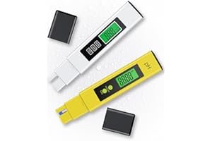 Pawfly Medidor Digital de pH y TDS para Agua - Comprobador de Calidad del Agua con Temperatura EC y PPM