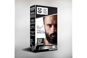 SHINY BEARDS- Beard Dye For Men- BLACK Colour- Eliminates Grey- UK Trusted Brand