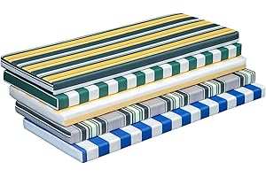 ZOOMLIE Coussin de banc de jardin imperméable, doux, lavable et antidérapant pour terrasse, cuisine, salle à manger, banc, balancelle, 80 x 25 x 5 cm, noir