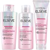 L&rsquo;Or&eacute;al Paris Elseve Glycolic Gloss Parlaklık Veren Sa&ccedil; Bakım Rutini Seti: Şampuan, Sa&ccedil; Kremi, Bakım Spreyi