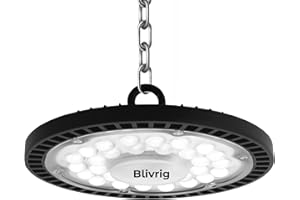 Jefedana 200W UFO Faretto LED Bianco Freddo 6500K LED UFO 20000LM Lampada Interni Industriale IP65 Impermeabile Proiettore Faretto LED per Industriale Officine