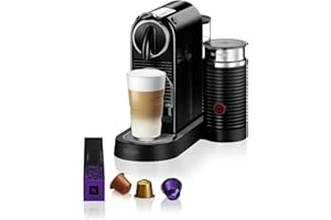 DeLonghi Nespresso Citiz EN267.BAE Cafetera con cápsulas, sistema de extracción especial, 1710 W, 1 L, plástico, Negro