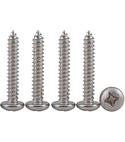 DSM-Verbindungstechnik Viti Prigioniere Con Attacco Torx (TX), In Acciaio Inox A2/V2A, Vite A Doppia Filettatura, Perni A Vite, Vite Per Legno (M6 X 50 Mm, 1 Pezzo - 8