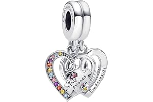 BEEUVIP Animali figure amore Charm per bracciali, ciondoli in argento 925, perline per collane, per la festa della mamma, compleanno, regalo di Natale