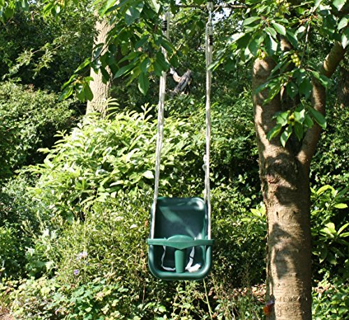 Baby Tree Swing - Green 2 Part Baby Swing with Tree Rope Attachments