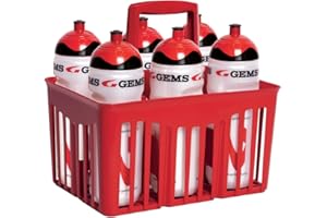 Stefanplast Uchwyt na butelkę 1 l, kolor czerwony, 30 x 21 x 28 cm