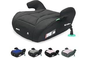 My Babiie MBCSB10 Booster Car Seat - Lightweight at 1kg, Approx. 6-12 Years (125-150cm, 22-36kg), R129, i-Size Backless Child