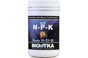BIOTKA Engrais NPK pour les racines de la plante | Engrais universel pour les fruits de légumes Orchidées de palmier et plantes d'intérieur | Engrais pour l'hydroponie (1 kg) - NPK 10-52-10
