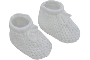 MANSURI Baby Boys Girls 1 Pair Knitted Booties Mesh Baby Booties 0-3 Months S401